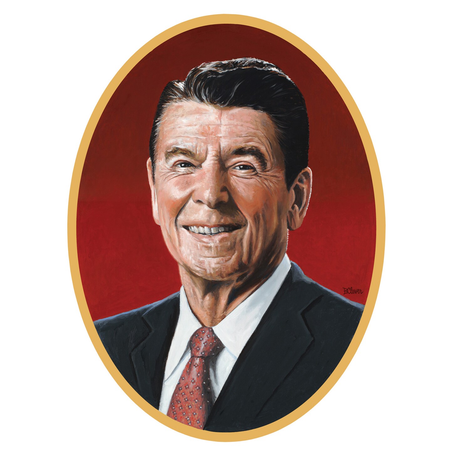 Beistle 24&#xBE;in. Reagan Cutout - 12 Pack