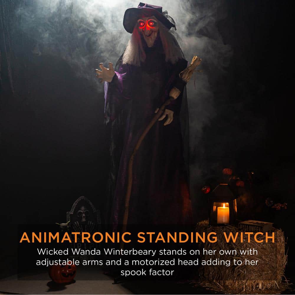 5 FT LED Animatronic Halloween Prop Bring Spooky Fun to Life