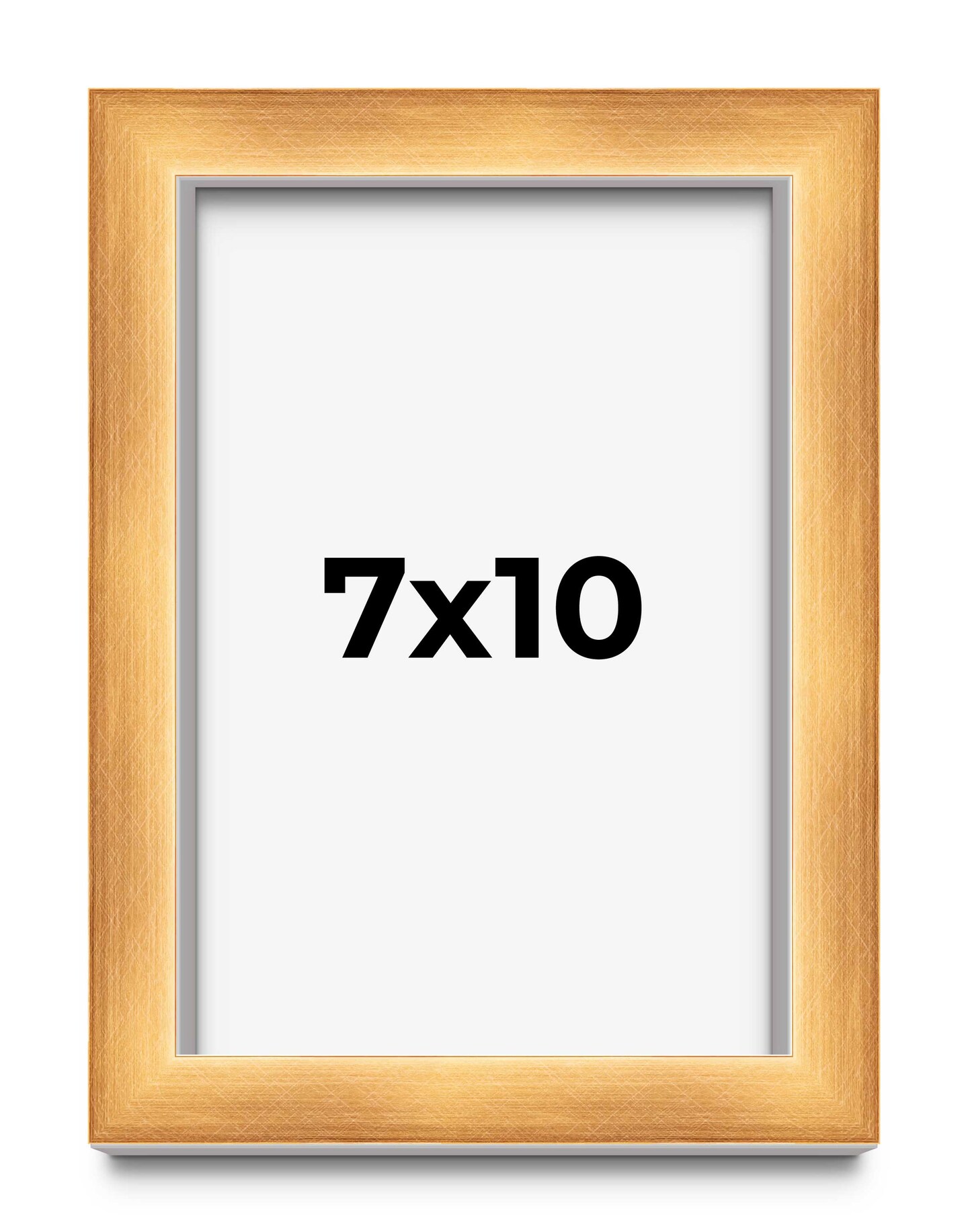 7x10 Minimalist Shadow Box Picture Frame with UV-Resistant Acrylic &#x26; Acid Free Backing, Available in 5 Finishes - Black, Brown, Gold, Silver, White