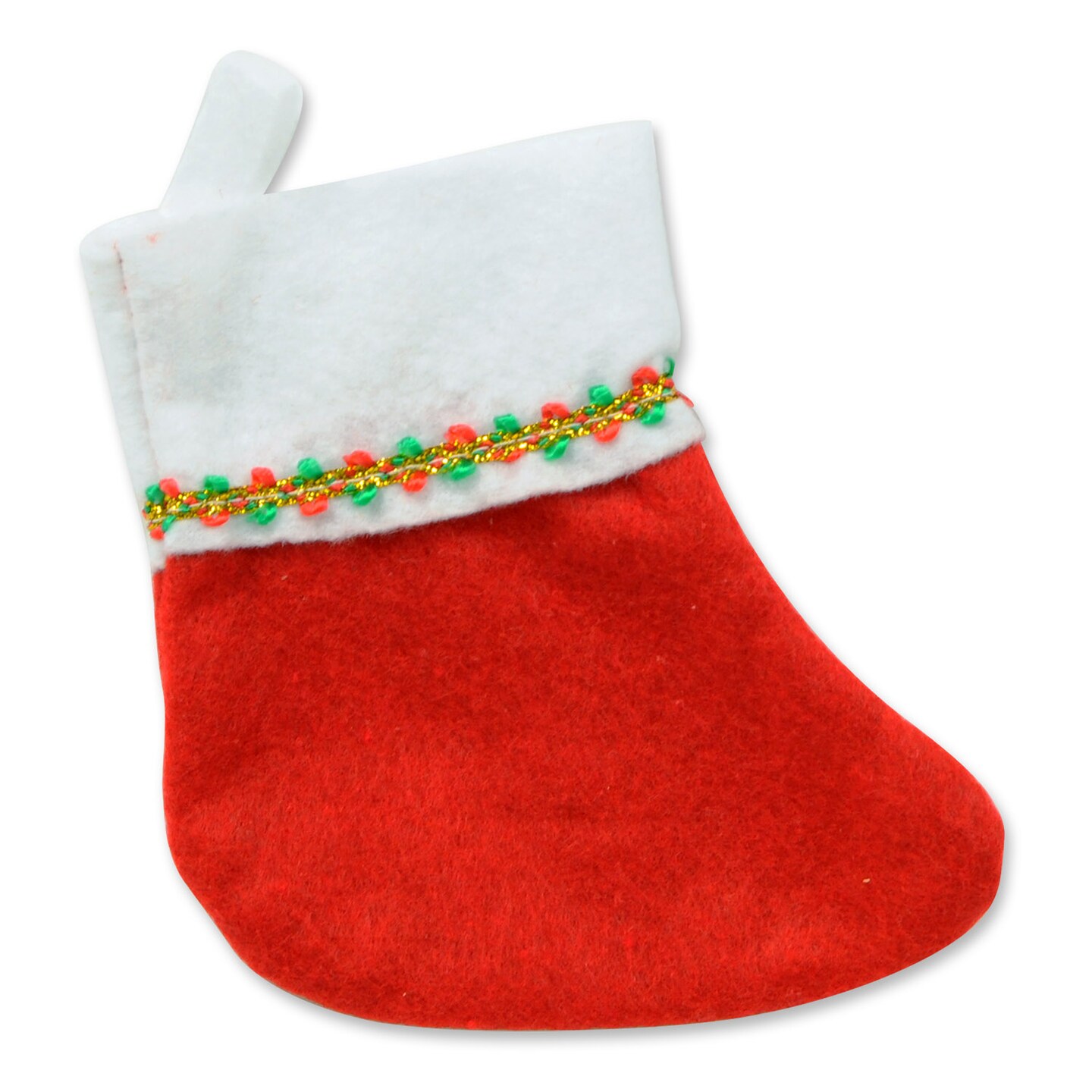 Beistle 6in. x 4&#xBD;in. Mini Christmas Stockings - 12 Pack