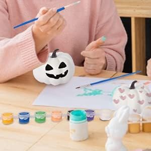 12PCS Mini White Pumpkins for Decorating
