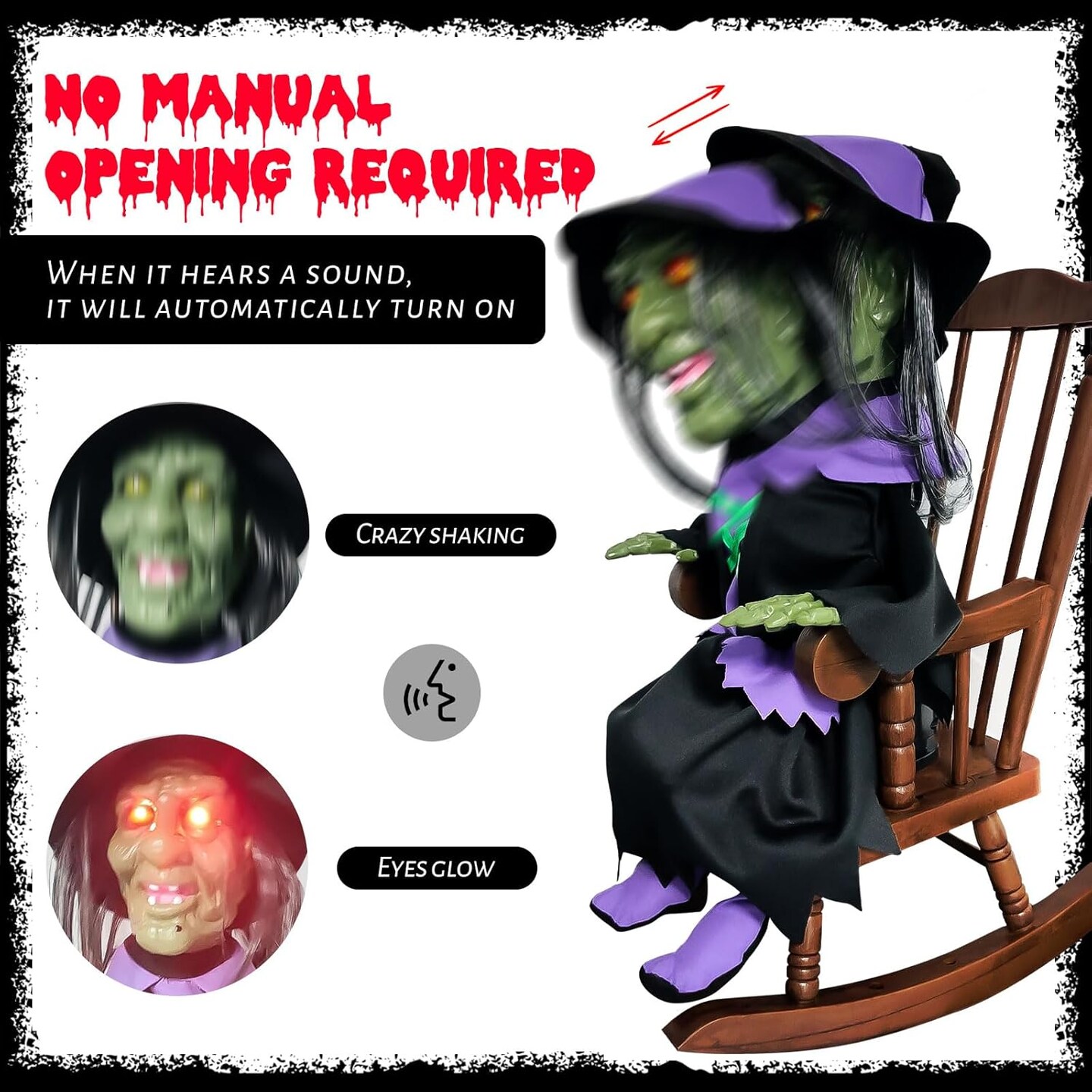 Screaming Animated Halloween Decorations