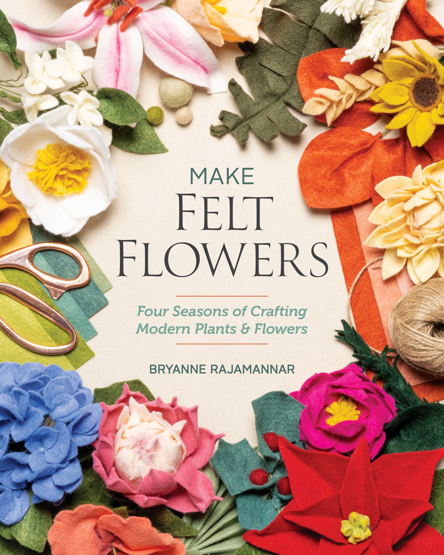 Make Felt Flowers-Softcover
