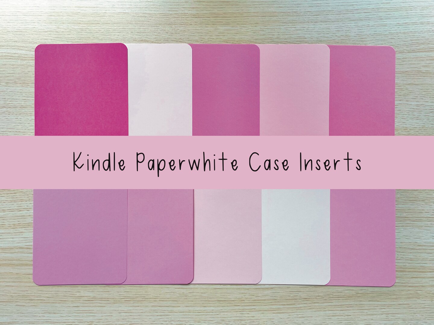 product name is Kindle Case Insert, Kindle Insert for Clear Case, Kindle Paperwhite Card Stock, Kindle Paperwhite Case Inserts, Book Accessories, Kindle