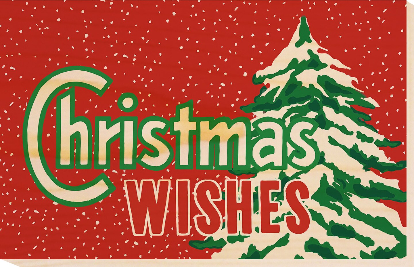 Vintage Christmas: Wood Postcard Collection