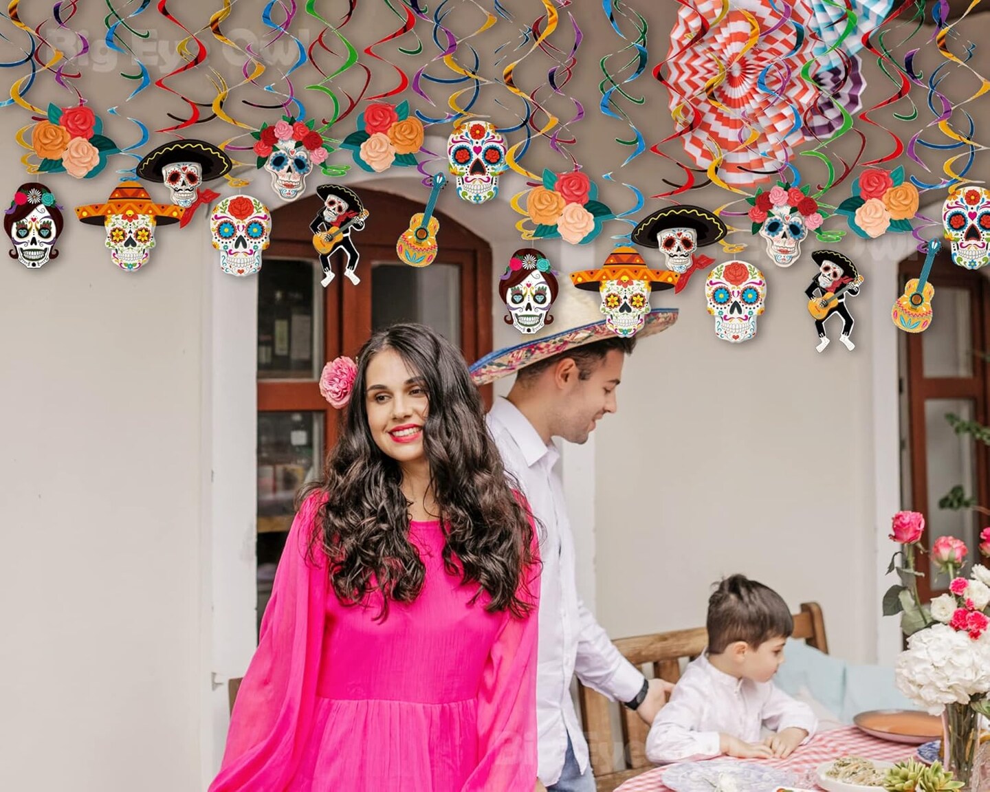 Ceiling Streamers Party Decor