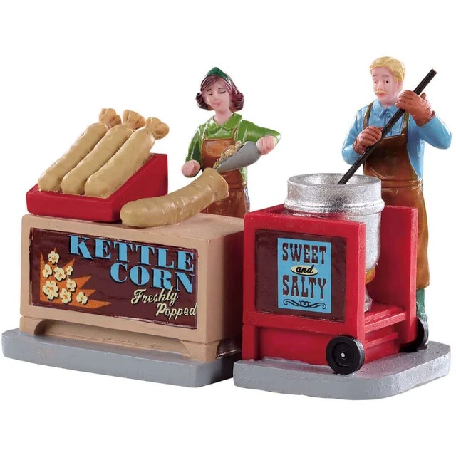 Lemax Kettle Corn Stand