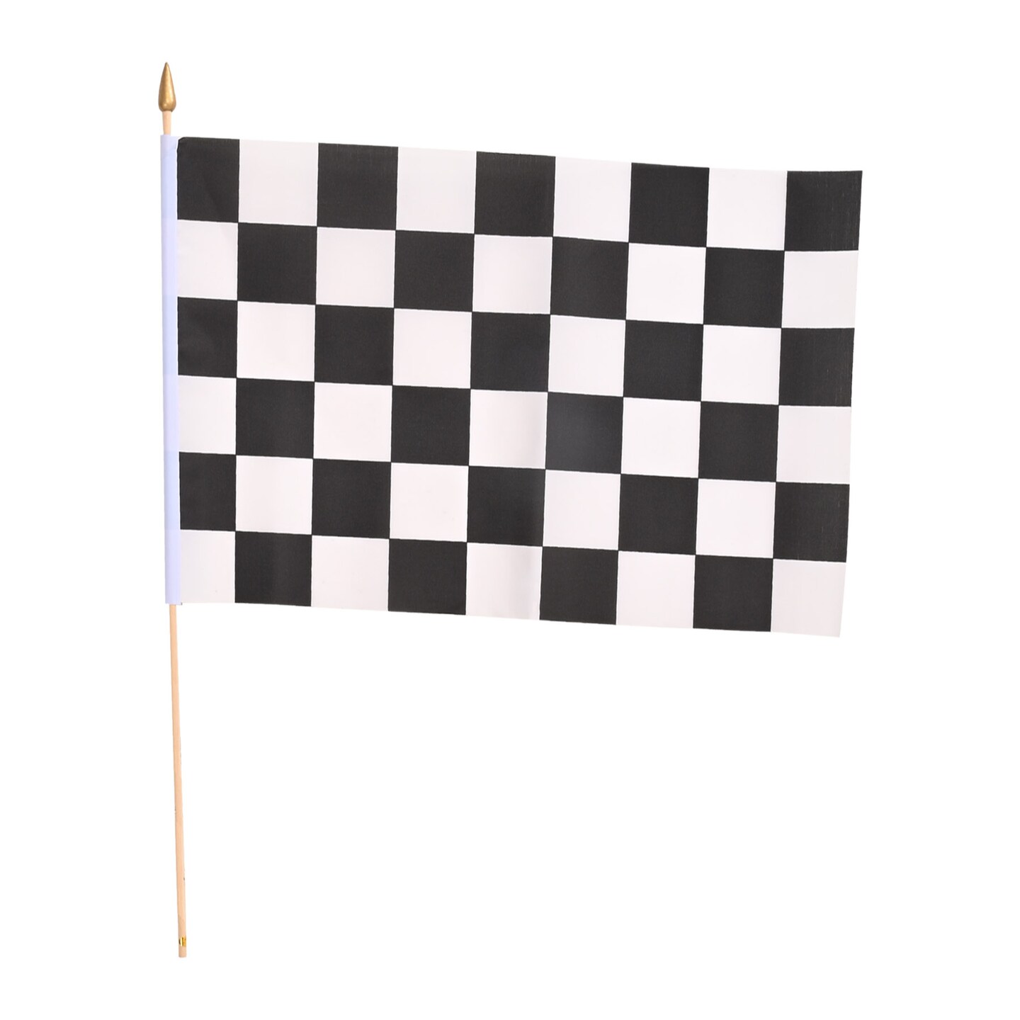 Beistle 11in. x 18in. Checkered Fabric Flag - 12 Pack