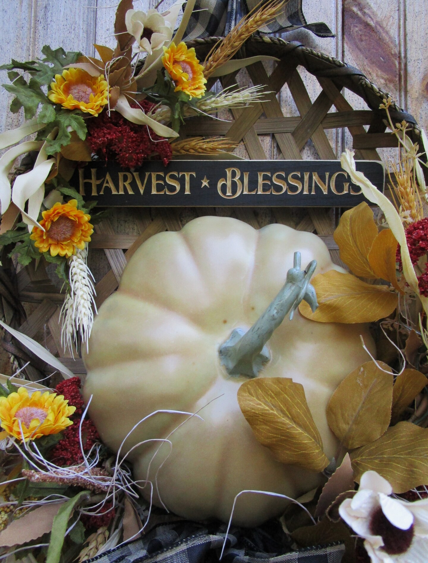 Harvest 2024 Blessings Autumn Deluxe Xl Designer Wreath