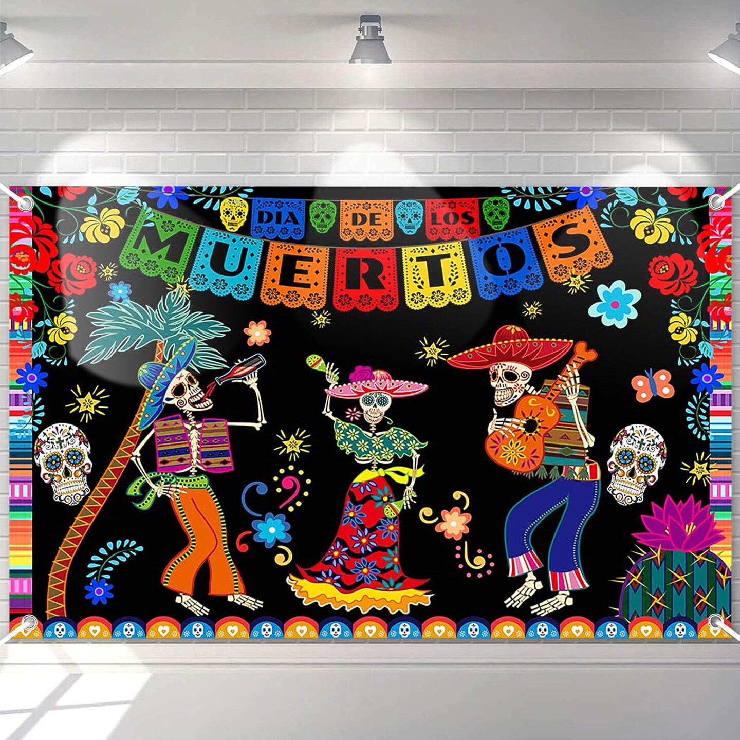 Mexican Dia DE Los Muertos Party Banner