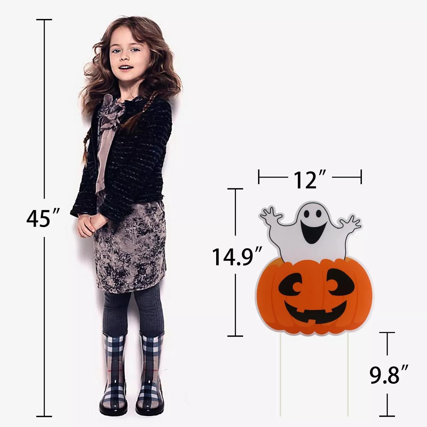 Kitcheniva 6 Pcs Halloween Yard Sign Stakes Outdoor Props