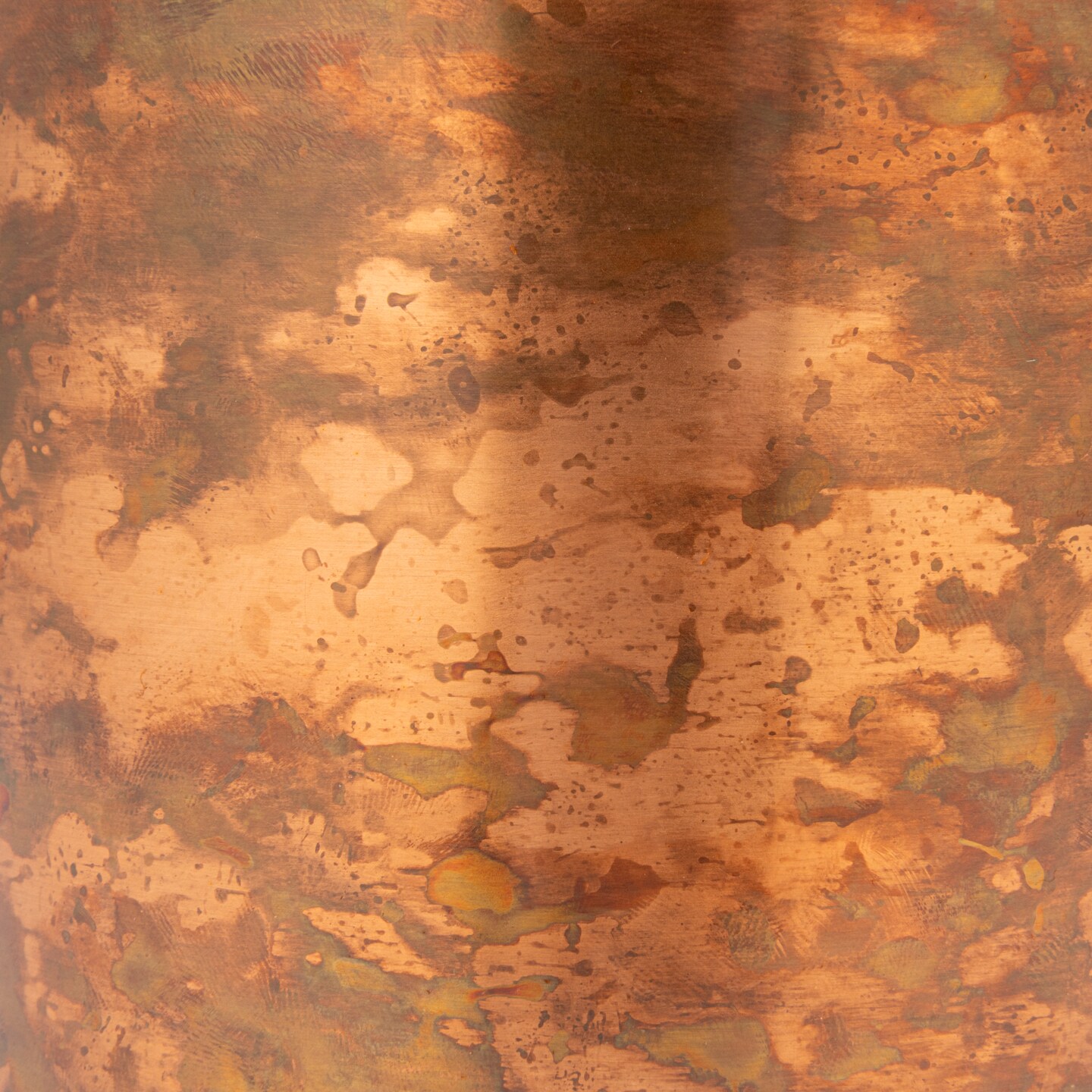 Hello Honey 4-Piece Oxidized Stainless Steel Canister Set, Copper-Finished