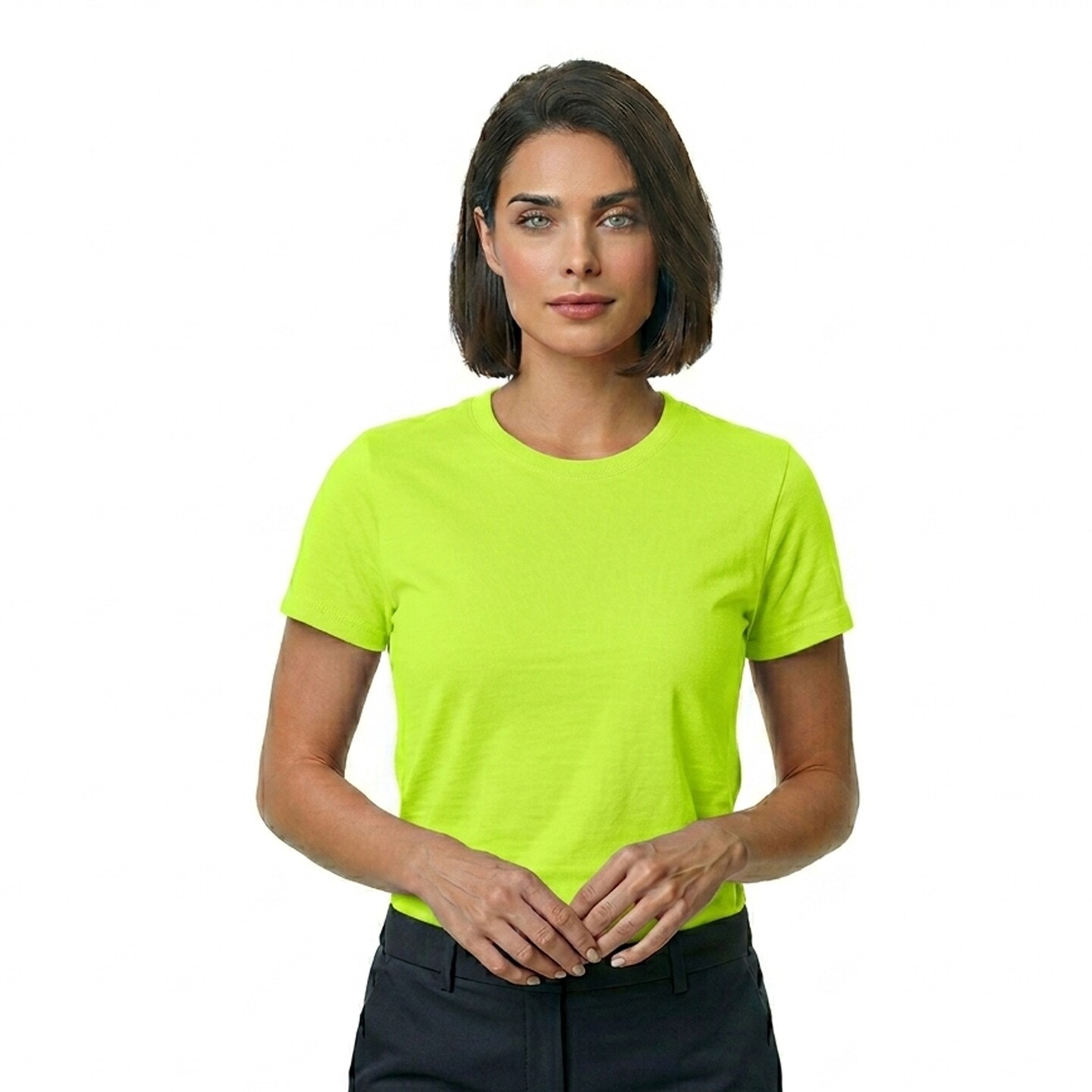 Gildan Performance Safety Crewneck Short Sleeve T-Shirt for Workwear & High Visibility Protective Polyester Tee
