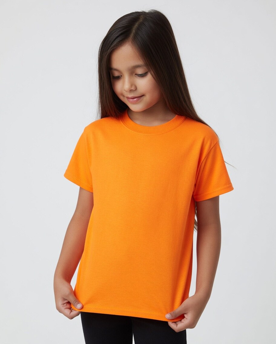 Gildan Youth DryBlend Crewneck Short Sleeve T-Shirt for School Wear Moisture Wicking Everyday Tee