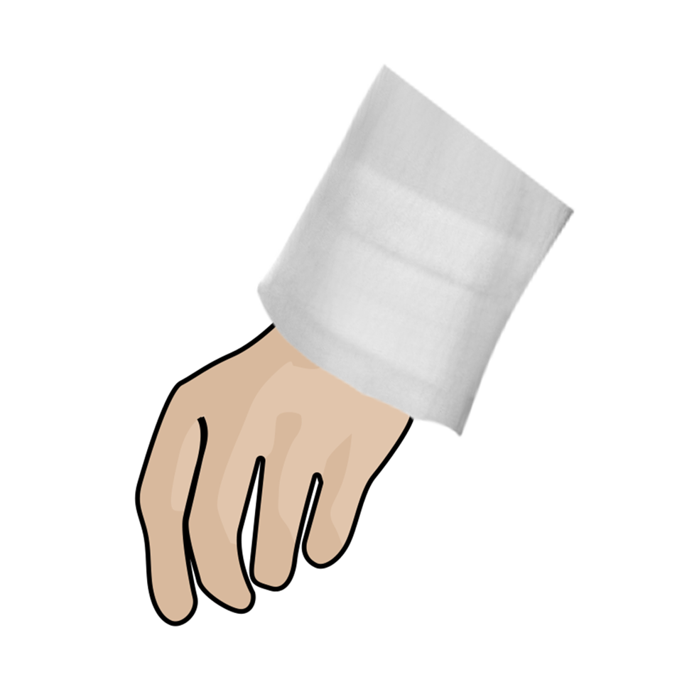 Hand Shape Cardstock Cutouts 3" – 20 Pack Classroom Craft Shapes | Kids Craft Projects & Bulletin Board Decorations