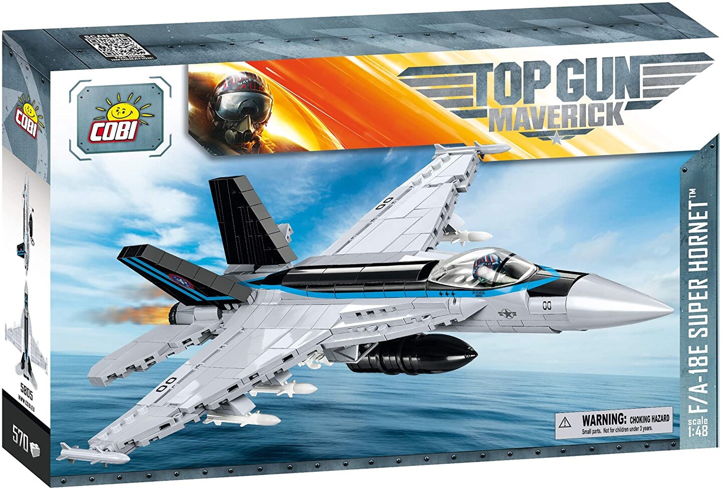 COBI TOP GUN: Maverick F/A-18E Super Hornet (Black/Silver)