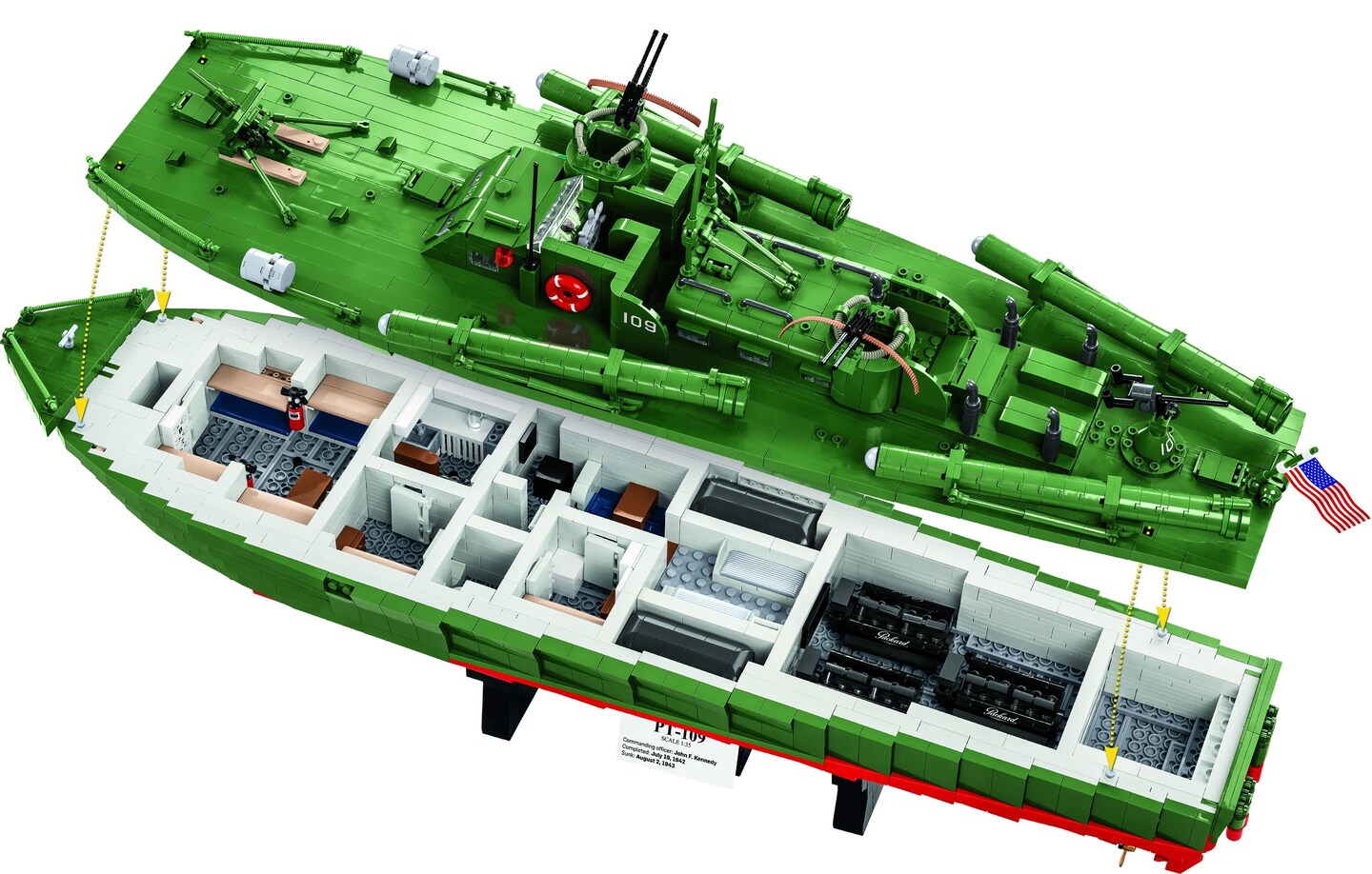 COBI Historical Collection Patrol Torpedo Boat PT-109