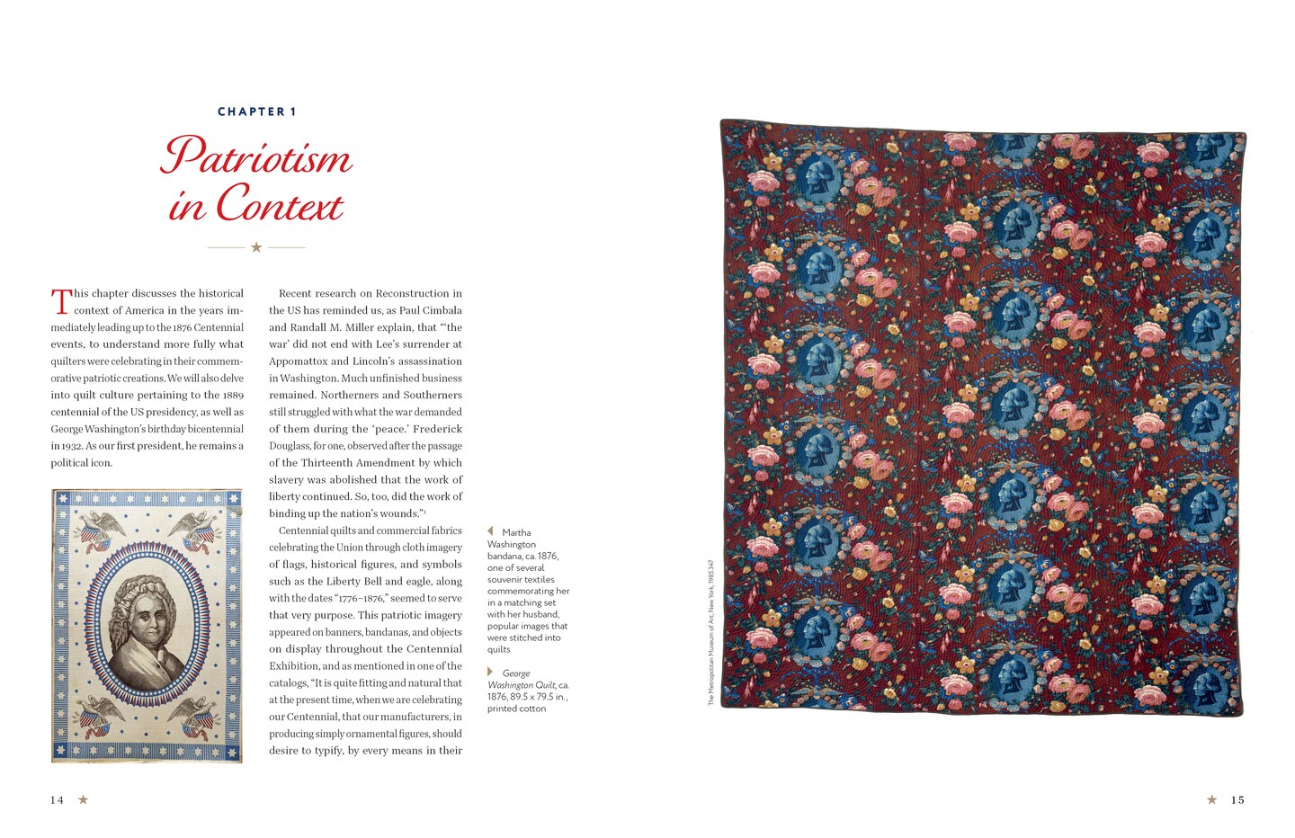 Commemorative American Quilts: Stitching Our Heritage from 1876 to Today