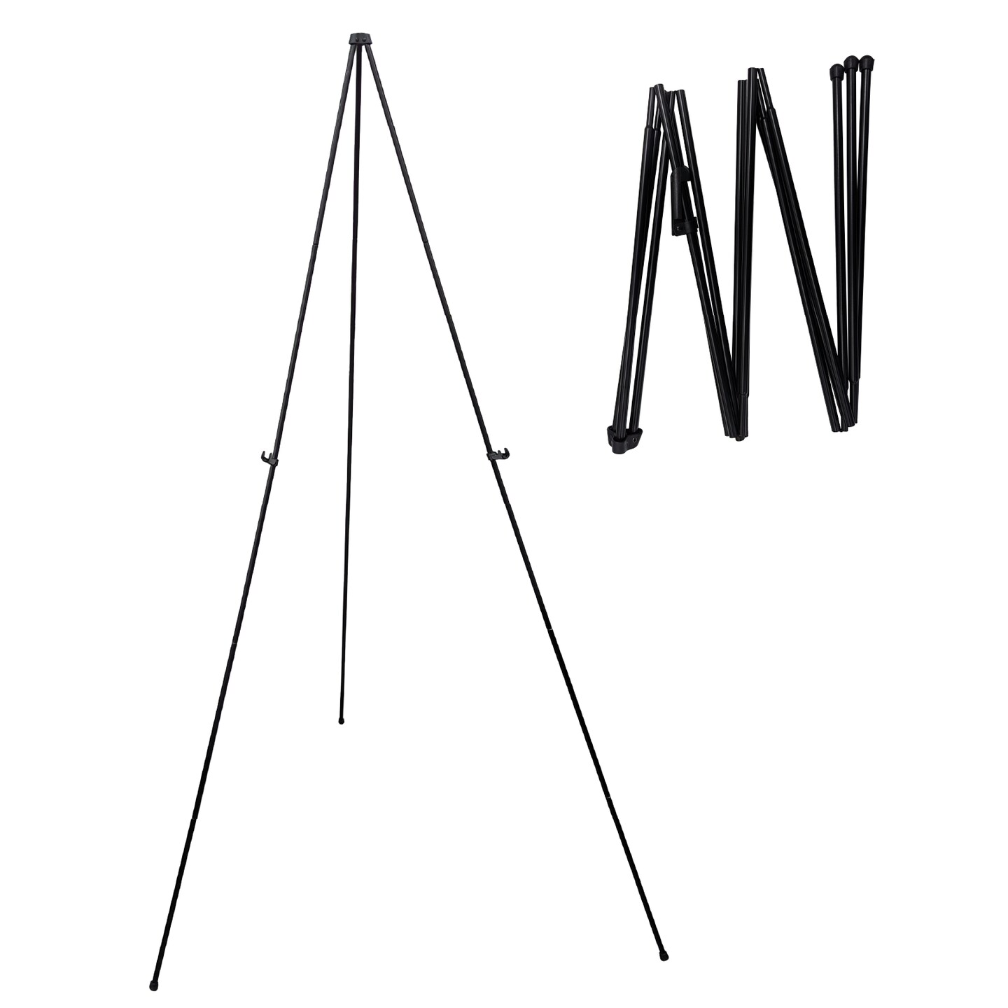 Audio-Visual Direct Lightweight Steel Telescoping Art Display Easel, Collapsible, 65 inches