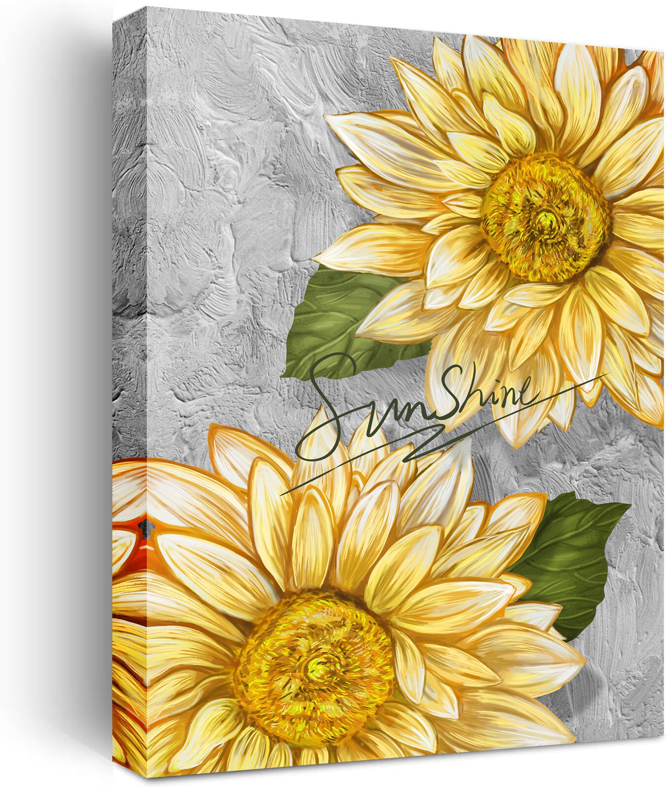 Sunflower Wall Art Framed Poster, Floral Wall Art outlet Framed Poster, Floral Framed Art Decor