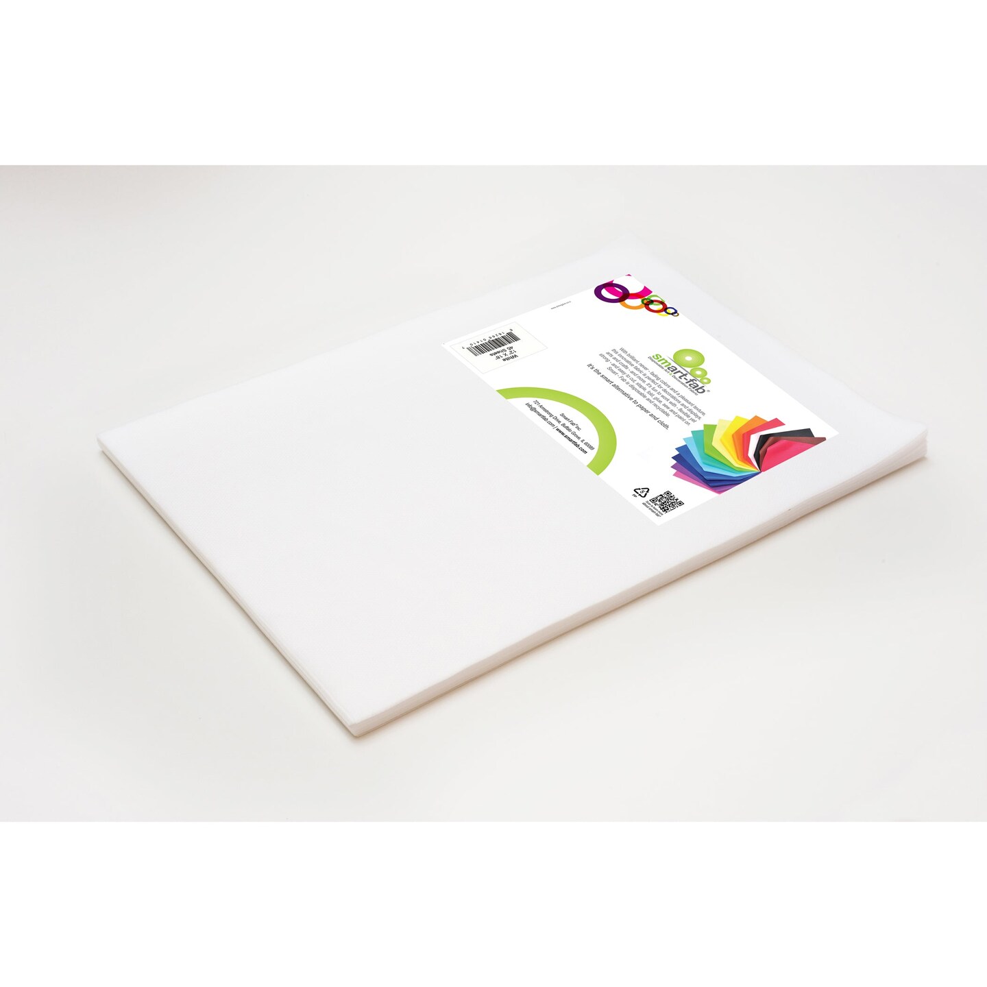 Art &#x26; Decoration Fabric Sheets, 12&#x22; x 18&#x22;, White, 45 Sheets