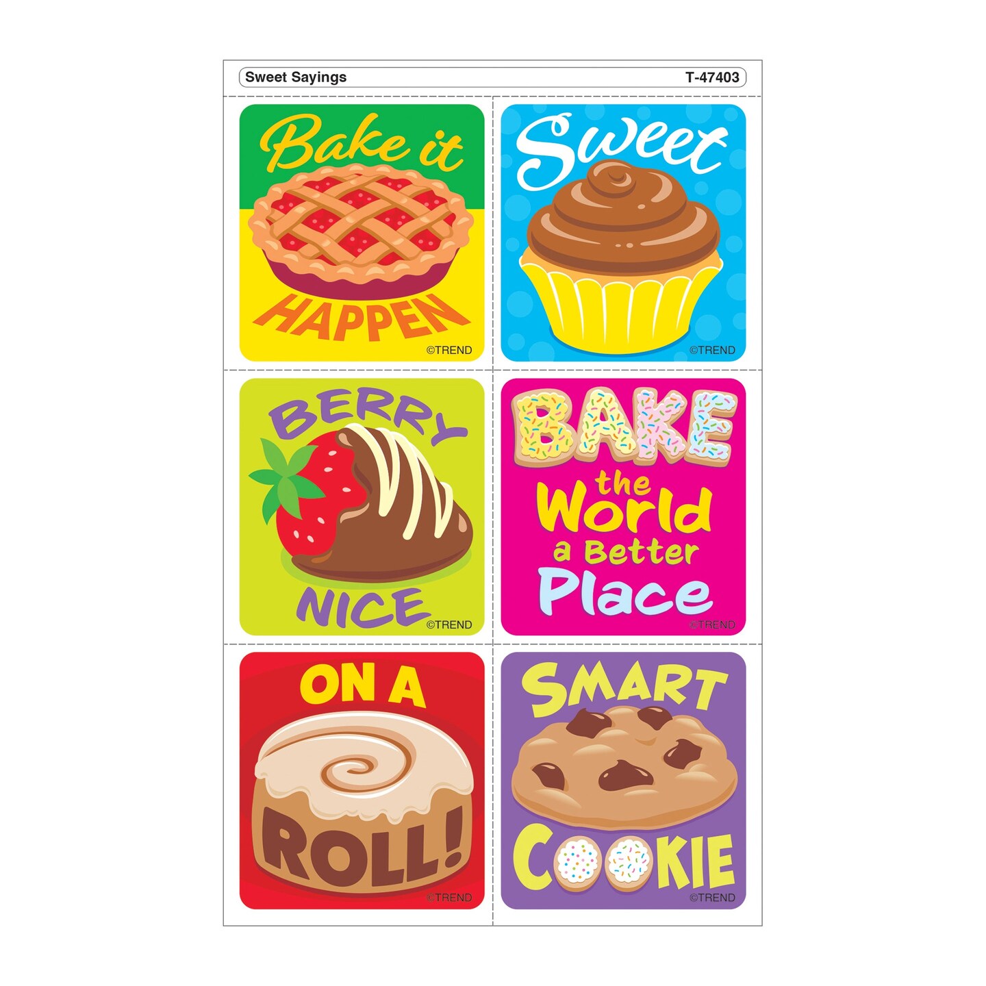 Sweet Sayings Stickers Tear &#x26; Share