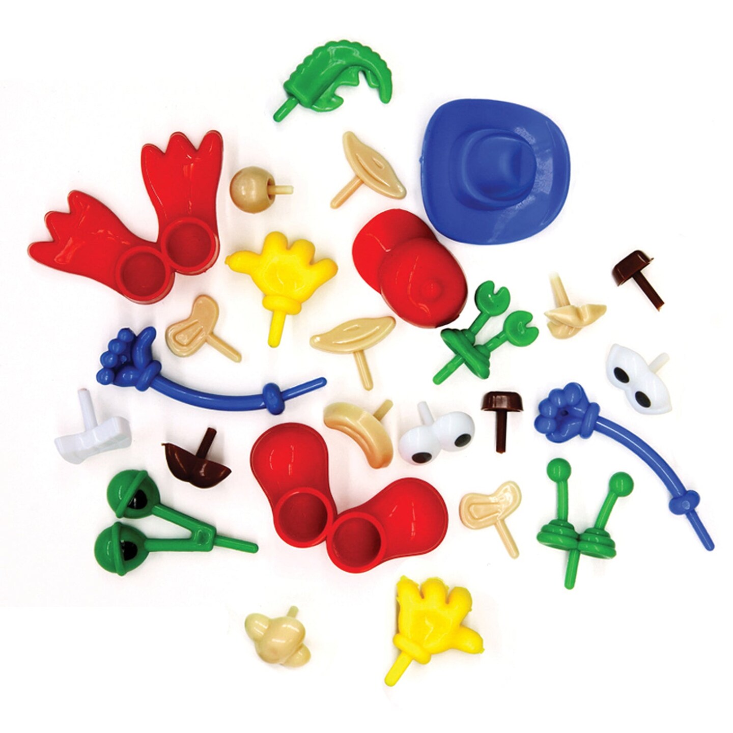 Modeling Dough &#x26; Clay Body Parts &#x26; Accessories, 26 Pieces