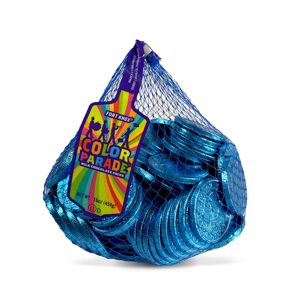 Fort Knox Carib Blue Coin-1.5&#x22; 1Lb (84Pc/Lb)