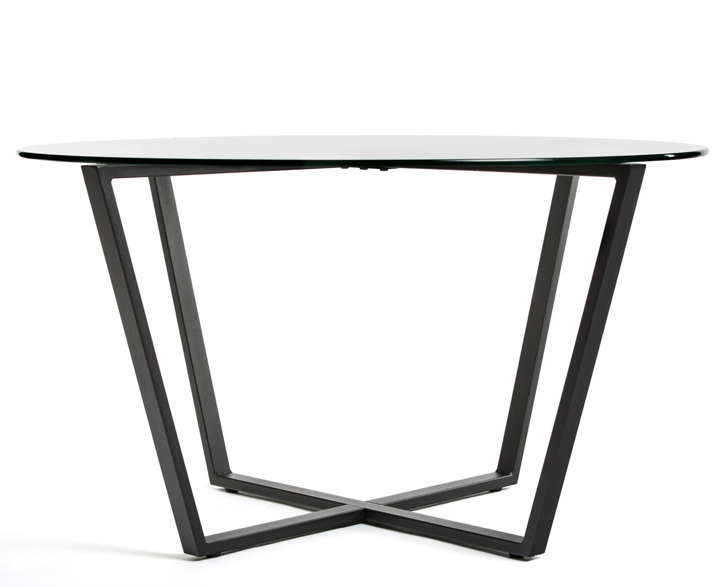 Mango Steam Round Metro Glass Coffee Table