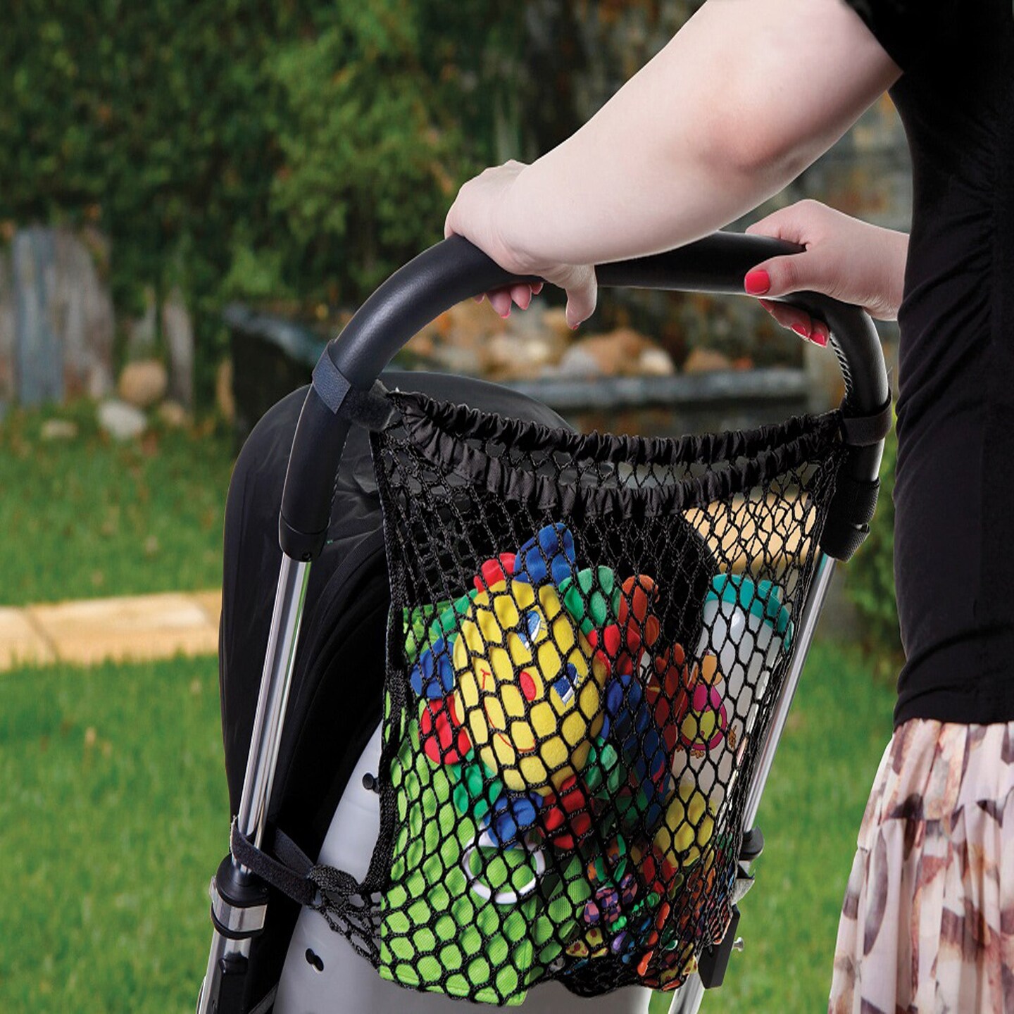 Strollerbuddy Stroller Blk Mesh Bag