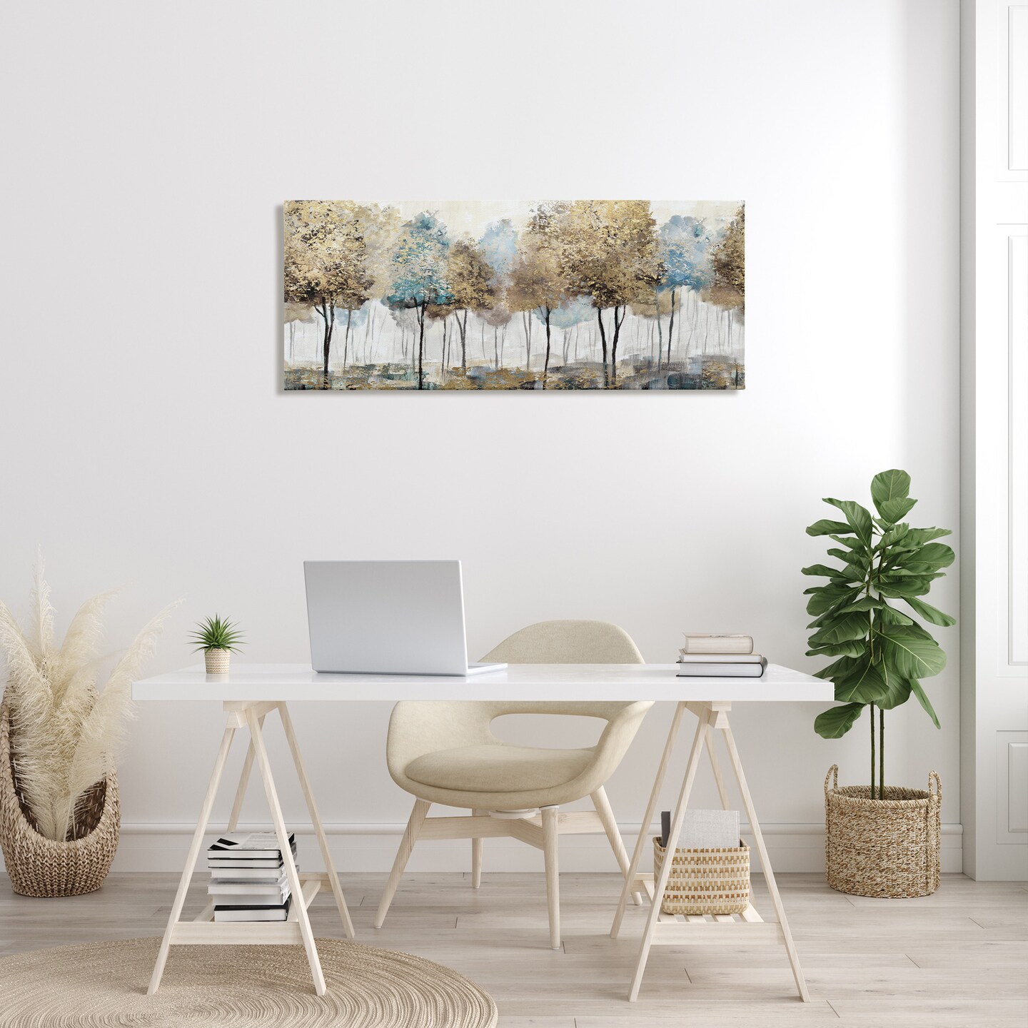 Stupell Industries Rustic Country Orchard Landscape Canvas Wall Art