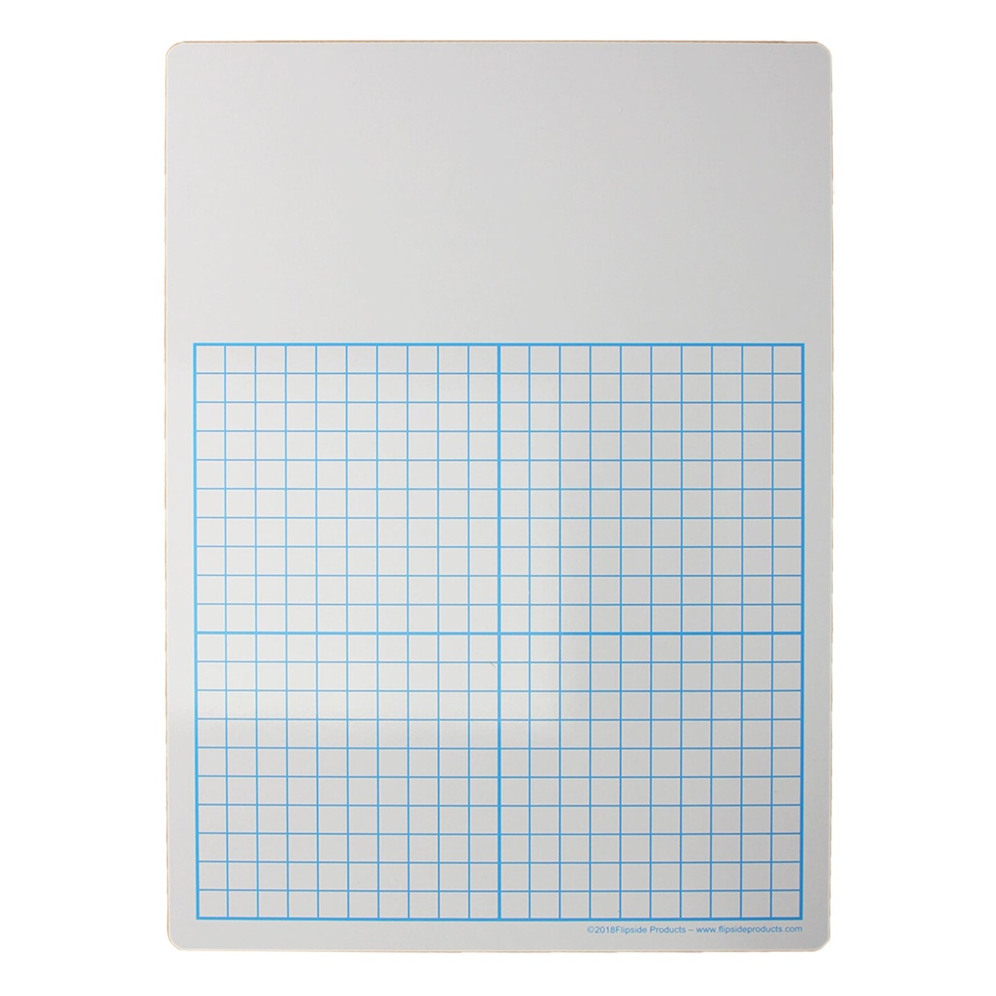 1/2&#x22; Graph Dry Erase Board, 11&#x22; x 16&#x22; Single