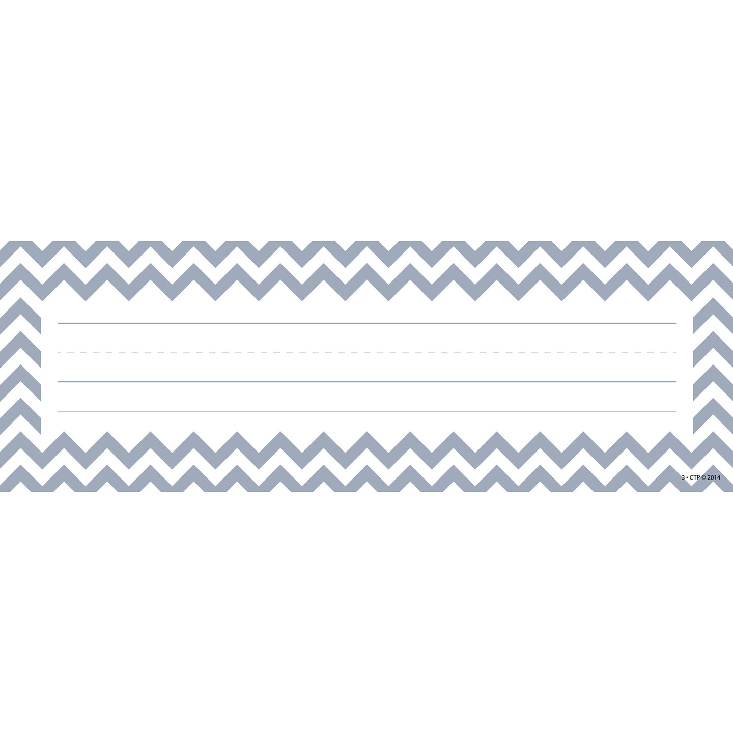 Chevron Solids Name Plates, 36 Per Pack