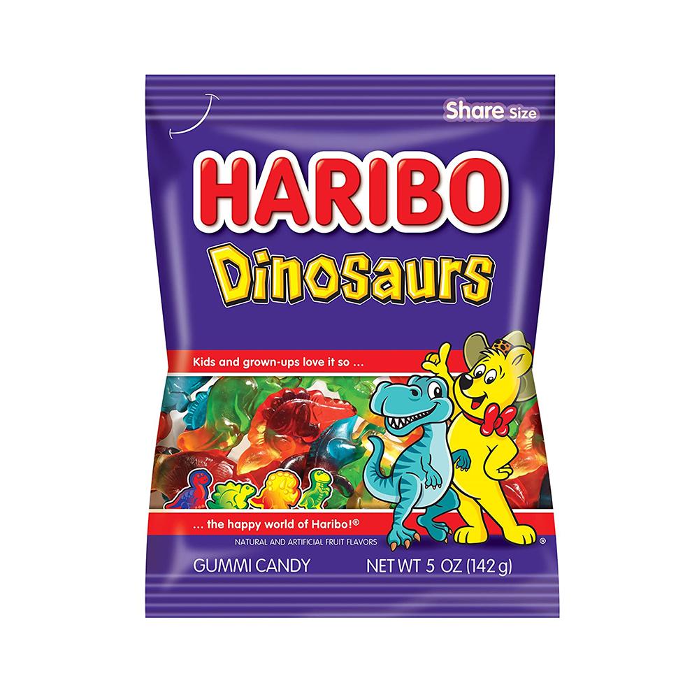 Haribo Dinosaurs Gummi Candy 5oz 12ct