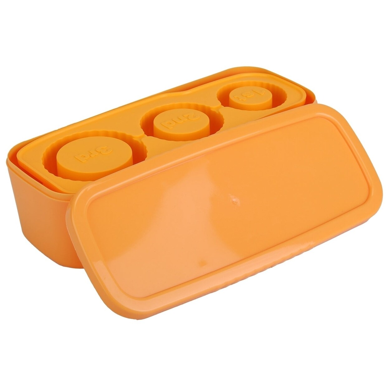 Ice Cube Tray Fit For 20Oz/30Oz/40Oz Stanley Cup Easy Release Silicond Hallow Cylinder Tumbler Ice Cube Mold With Lid
