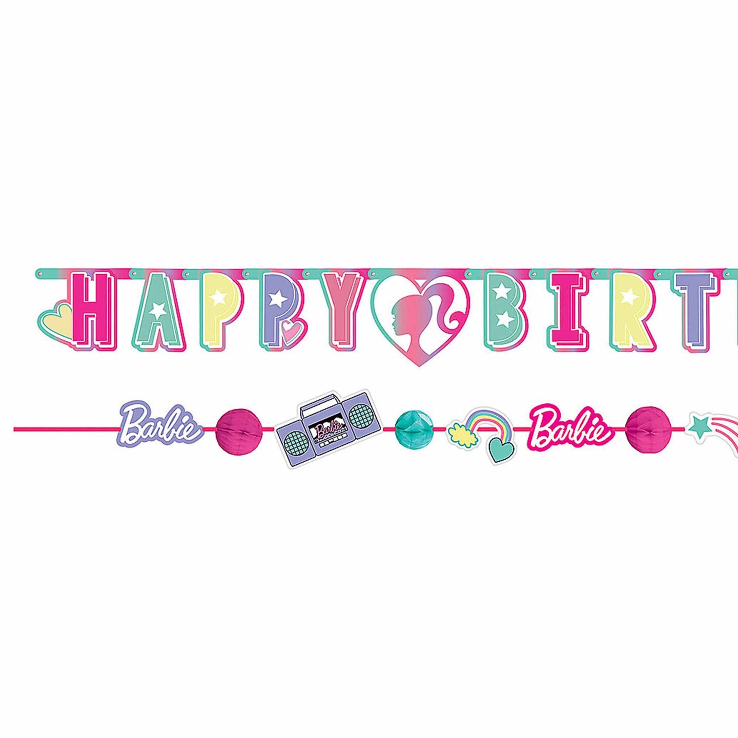 Barbie&#xAE; Dream Together Happy Birthday Banner 2 Pc.