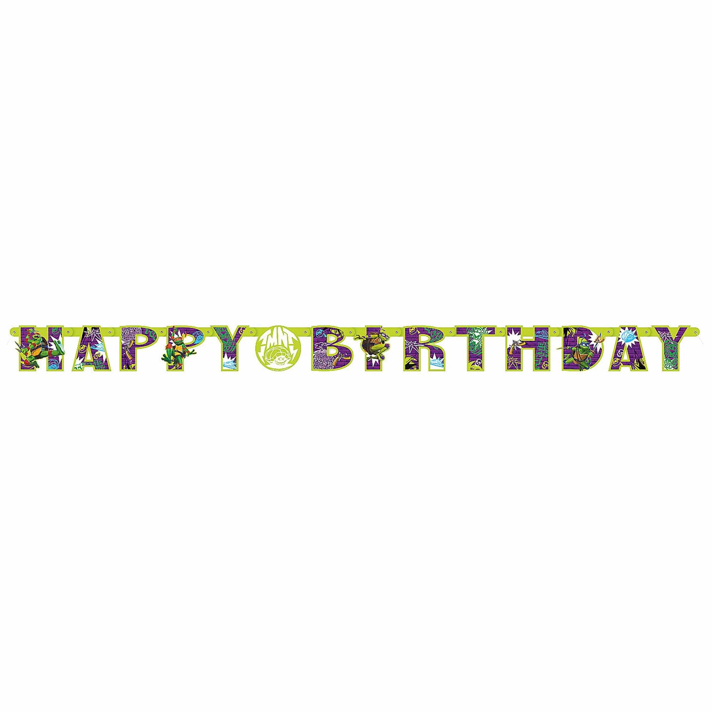 Teenage Mutant Ninja Turtles&#xAE;: Mutant Mayhem Jointed Happy Birthday Cardstock Banner