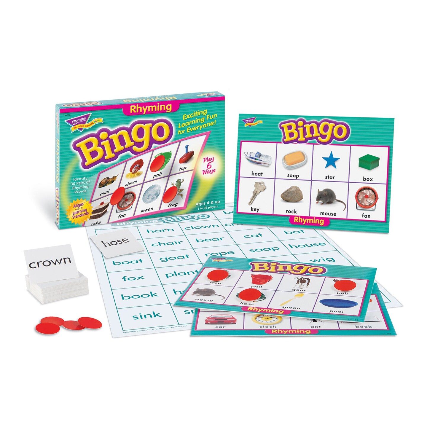 Rhyming Bingo Game