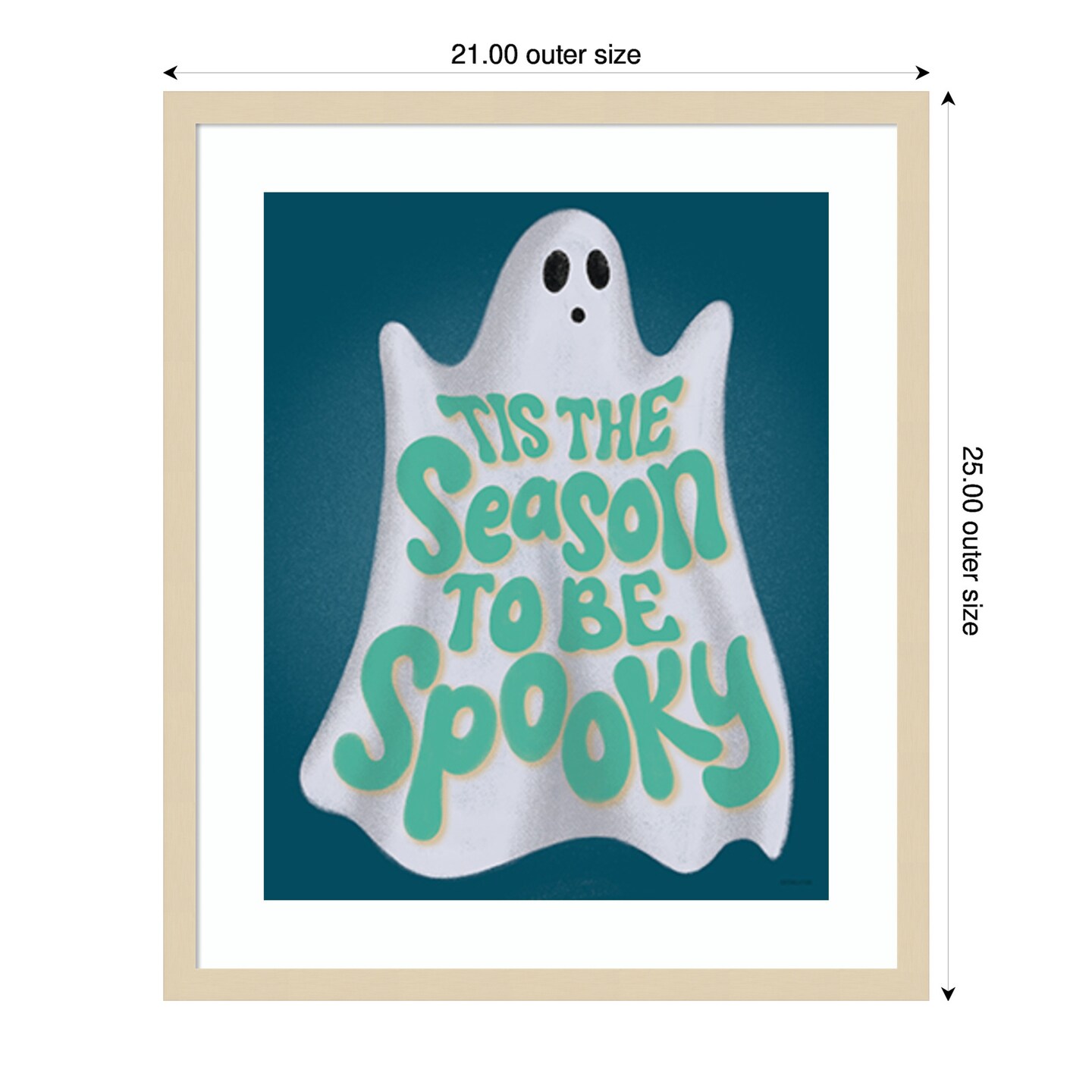 Hometown Halloween VII by Softshell Studio Wood Framed Wall Art Print