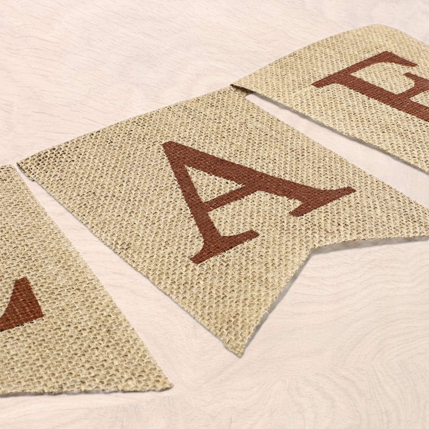 Happy Fall Pumpkin Burlap Banner Harvest Home Decor Bunting Flag Garland Party Decoration for Thanksgiving Day