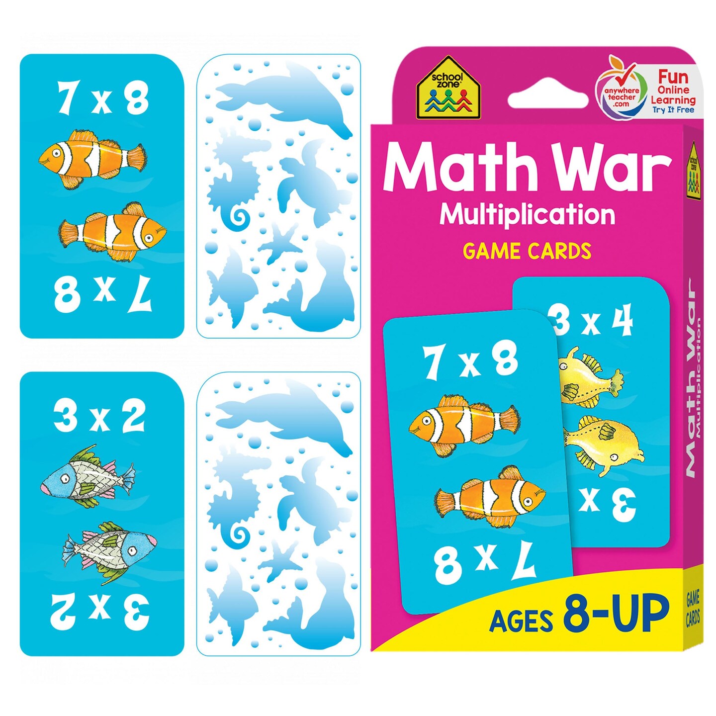 Math War Multiplication Game Cards | Michaels
