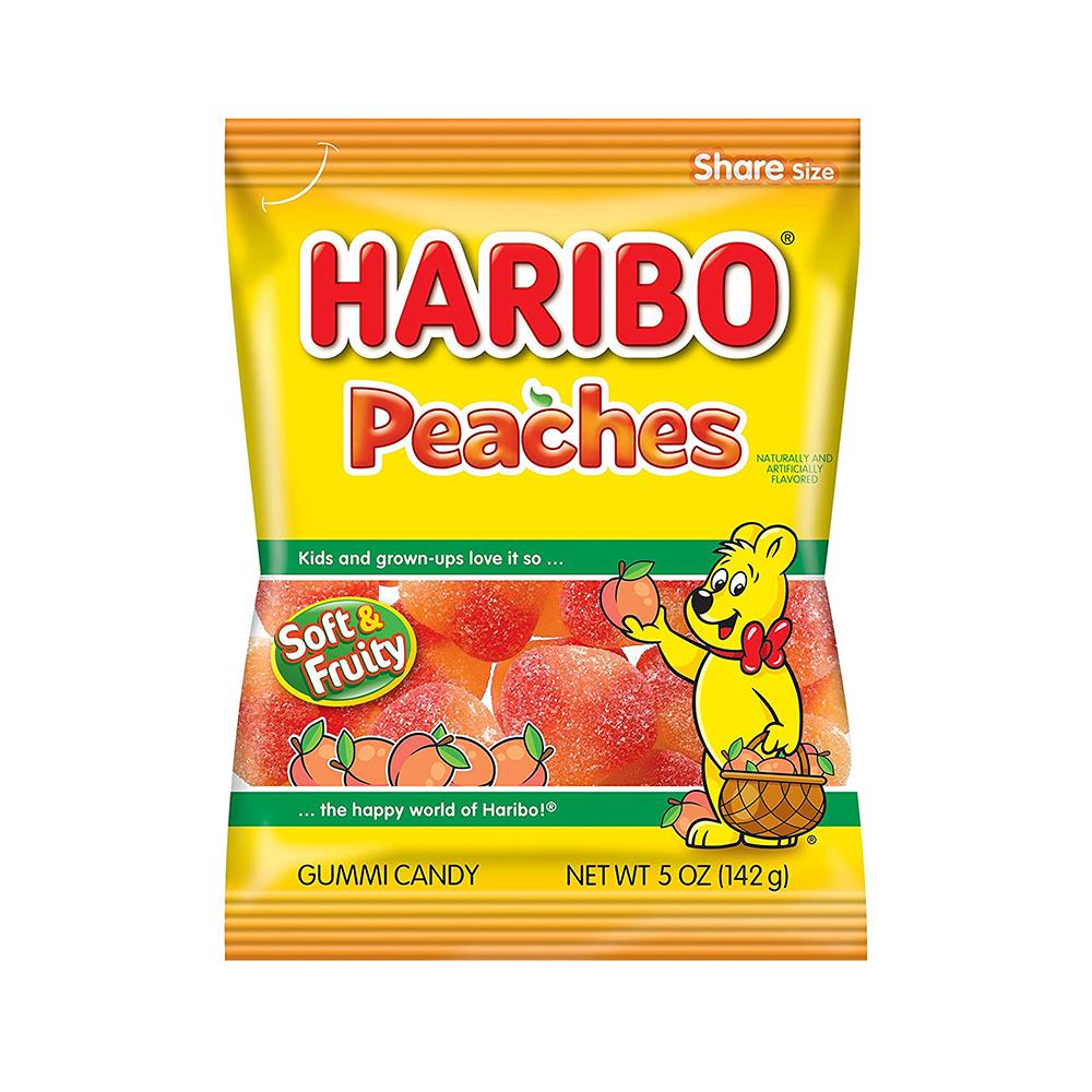 Haribo Gummi Peaches 5oz