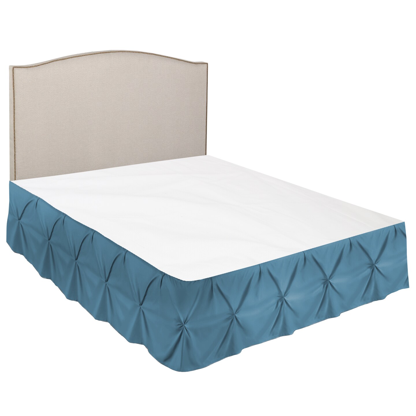 Nestl Bedding Pinch Pleat Design Bed Skirt