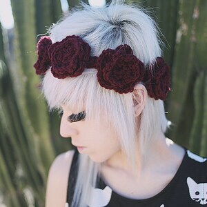 Demeter - Handmade Crochet Flower Crown Headband Crochet  display picture 1
