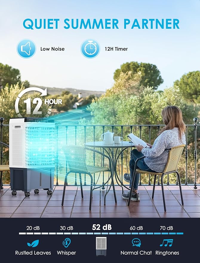 Air Choice&#xAE; Evaporative Air Cooler, 1800CFM Swamp Cooler
