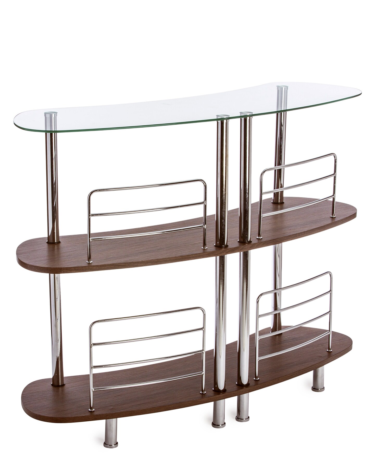 Mango Steam Bar Table for Home - Contemporary Modern Home Bar Unit