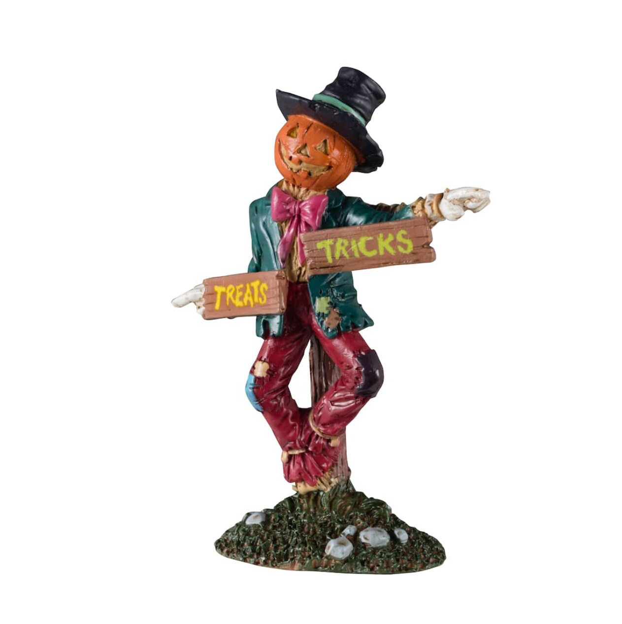 Lemax Spookytown Scarecrow Signpost