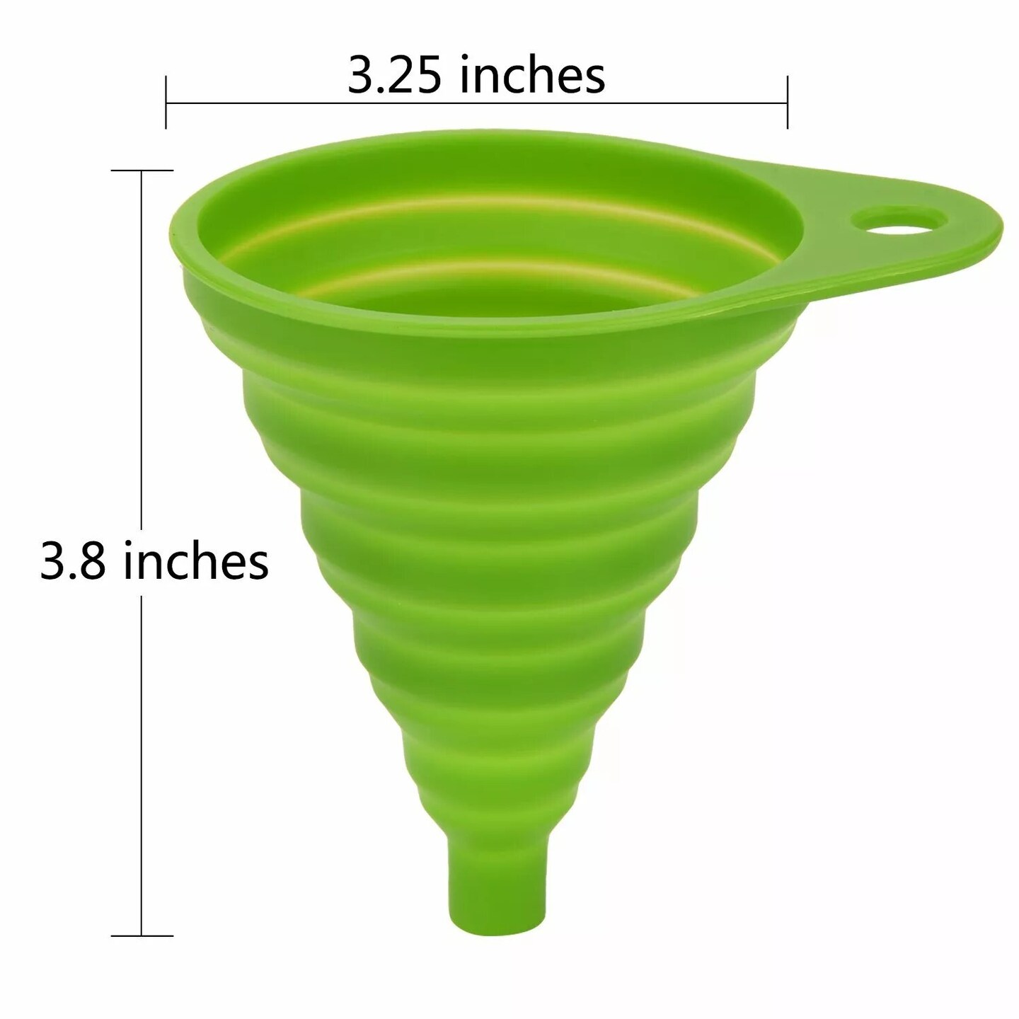 Kitcheniva 4 Pcs Silicone Collapsible Funnel Set