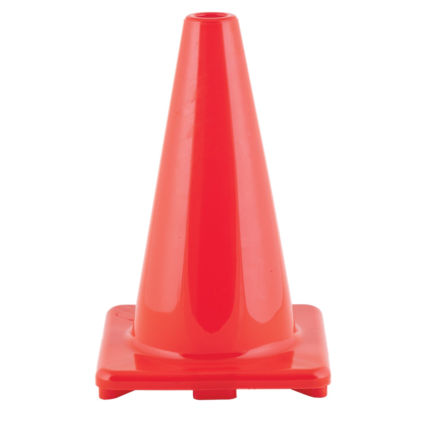 Hi-Visibility Flexible Vinyl Cone, weighted, 12&#x22;, Orange