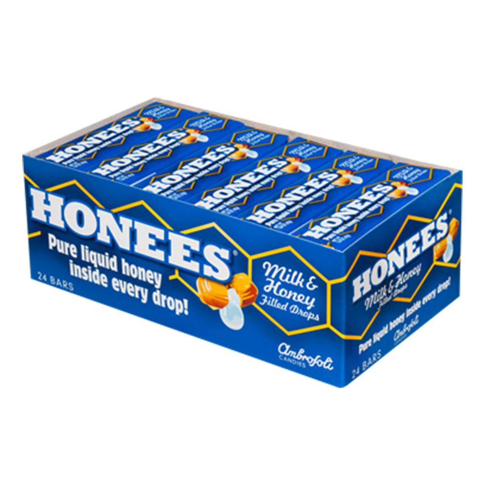 Honees Drops Milk Honey 24ct